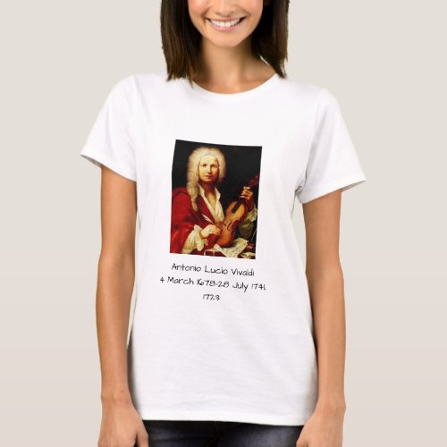 Antonio Lucio Vivaldi 1723 T_Shirt