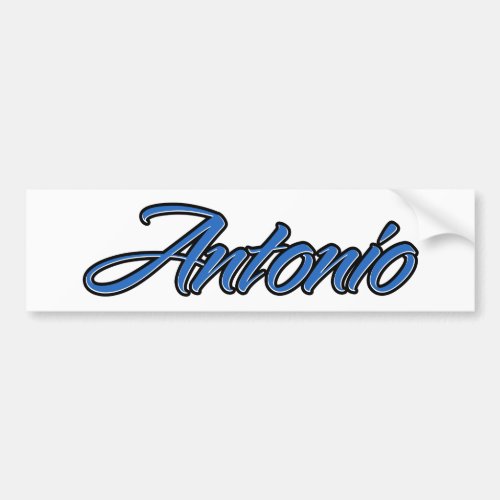 Antonio Name blue Aufkleber Sticker Autoaufkleber