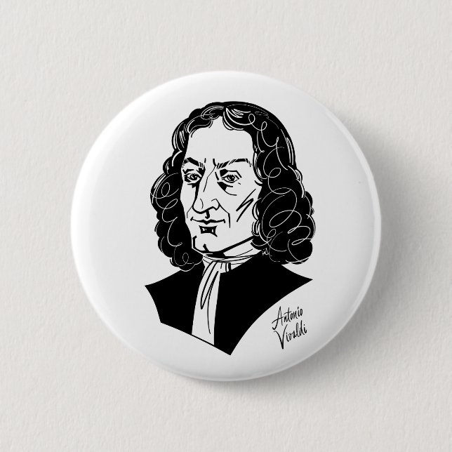 Antonio Vivaldi Button (Front)