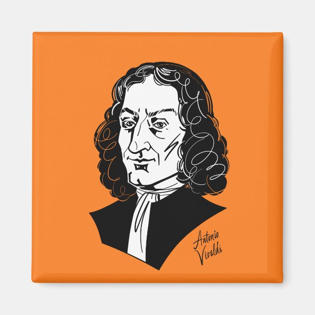 Antonio Vivaldi Magnet (Front)