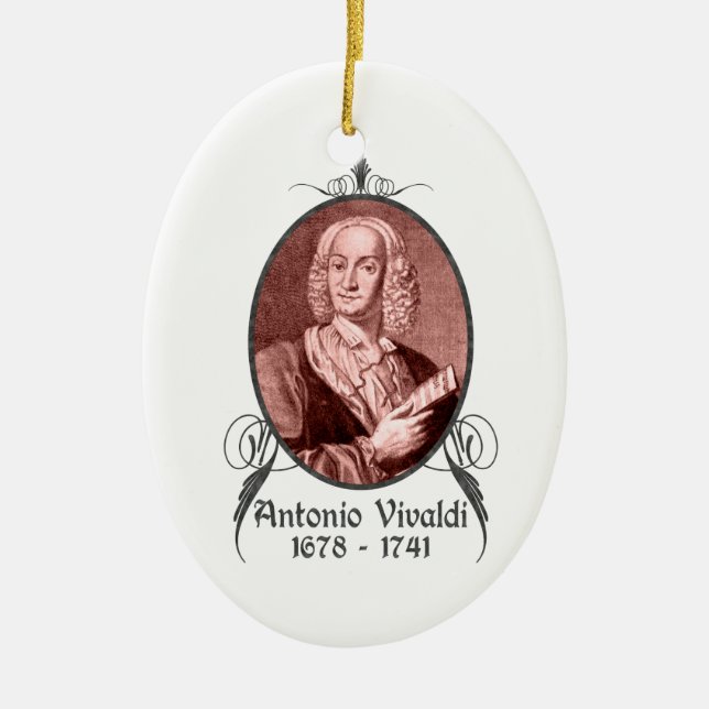 Antonio Vivaldi Ornament (Front)