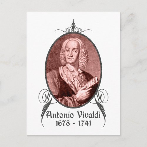 Antonio Vivaldi Postcard
