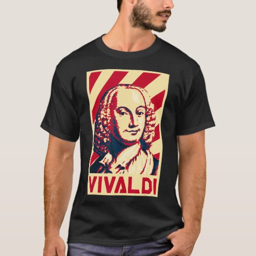 Antonio Vivaldi Retro Music Propaganda  T_Shirt