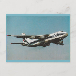 Antonov An-124 Ruslan Cargo Aircraft Vintage Aviat Postcard