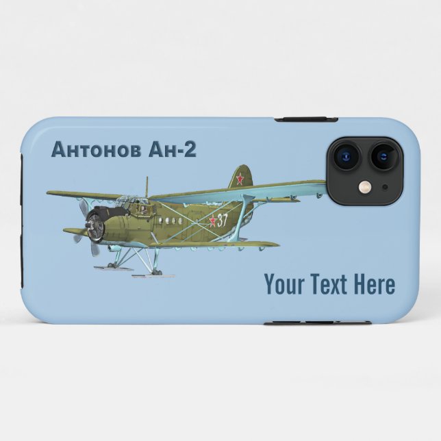Antonov An-2 Case-Mate iPhone Case (Back (Horizontal))