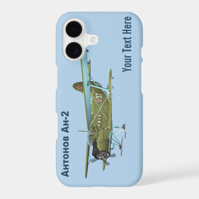 Antonov An-2 Iphone Case (Back)
