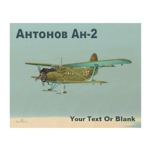 Antonov An_2 Wood Wall Art