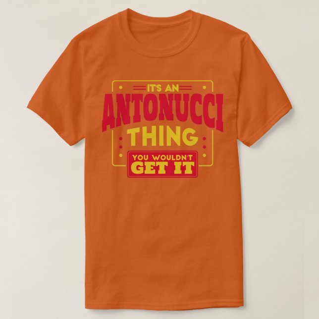 Antonucci T-Shirt (Design Front)