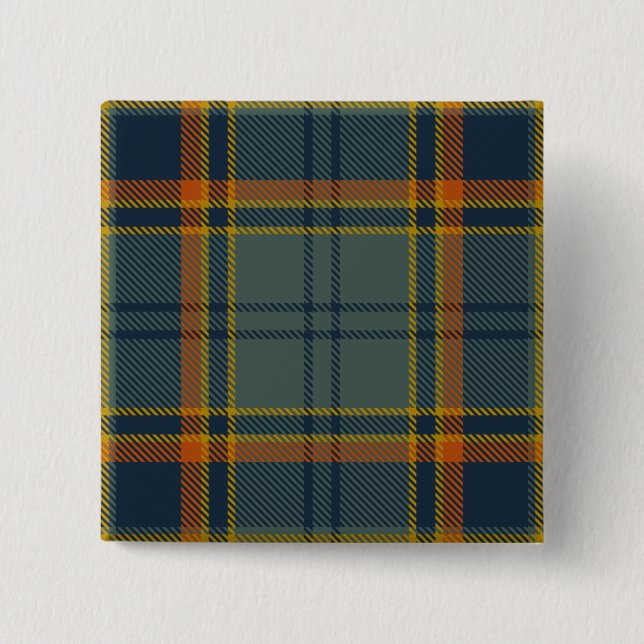 Antrim County Irish Tartan Button (Front)