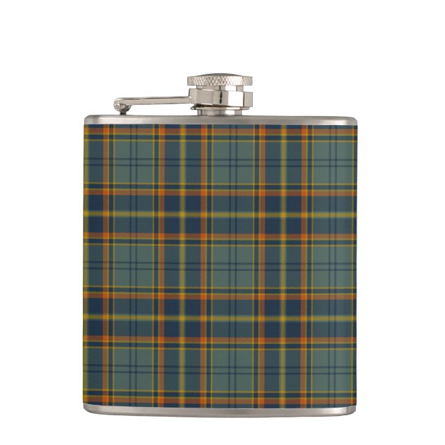 Antrim County Irish Tartan Flask (Front)