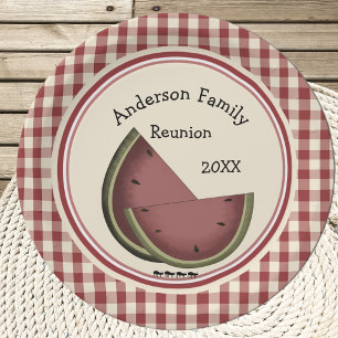 Ants and Watermelon Picnic Paper Plates