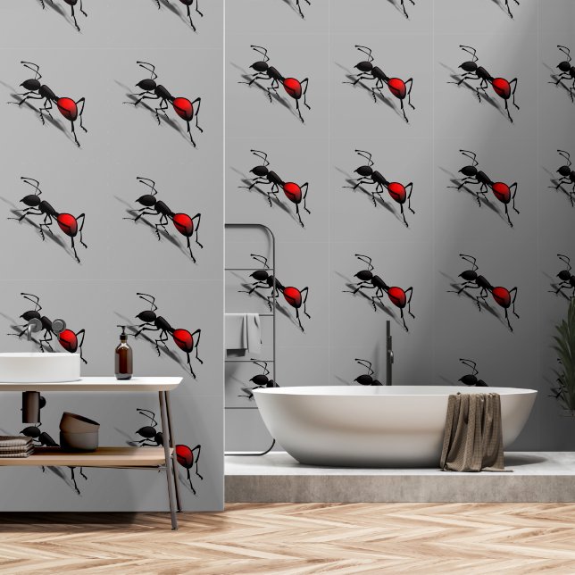 Ants Custom Color Funny Wallpaper (Bathroom)