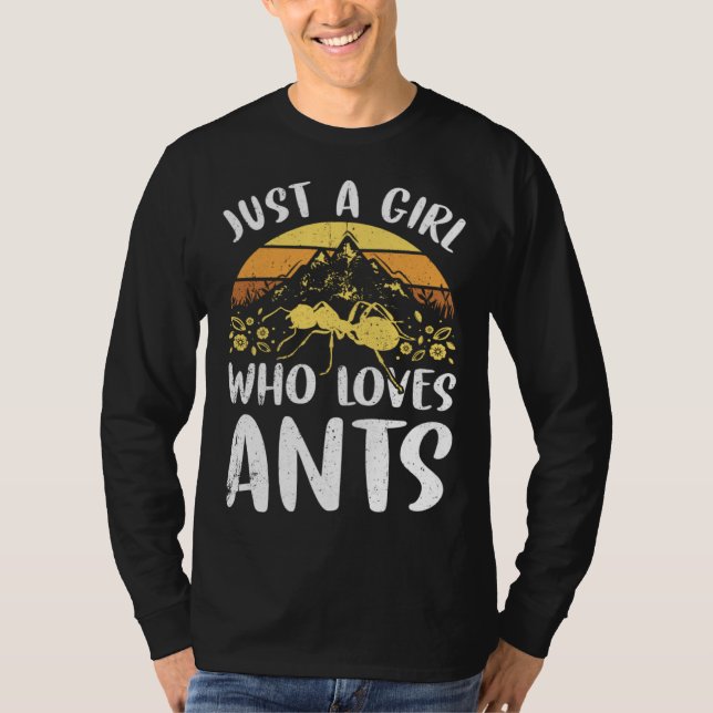 Ants Insects Beetle Bug Entomology T-Shirt (Front)