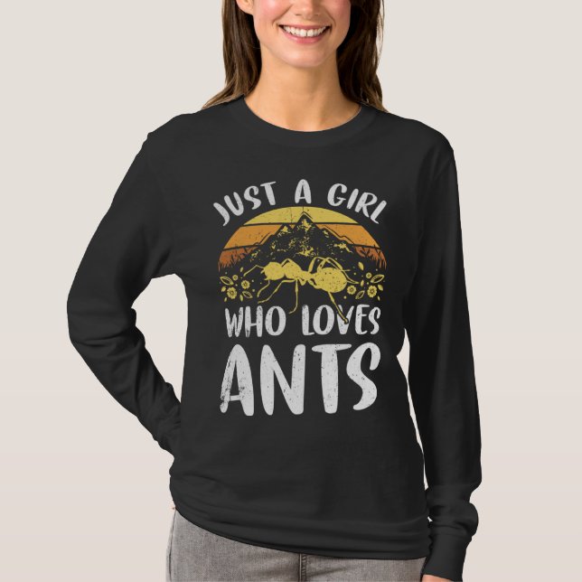 Ants Insects Beetle Bug Entomology T-Shirt (Front)
