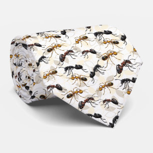Ants Insects Bugs Creepy Crawly Creatures Neck Tie