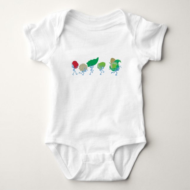 Ant's Marching Disney Baby Bodysuit (Front)