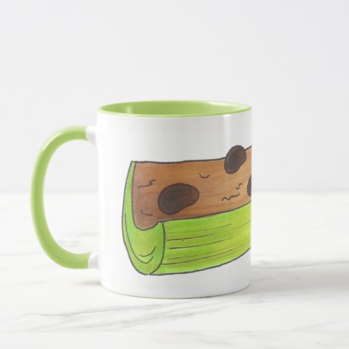 Ants on a Log Celery Raisins Peanut Butter Picnic Mug