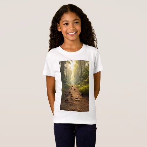 Ants on the Move Hyper realistic T_Shirt