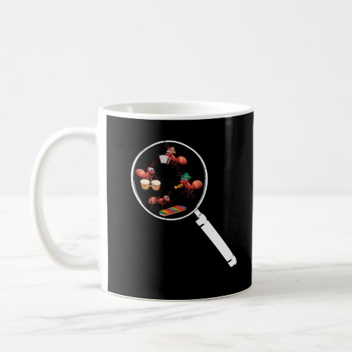 Ants Playing Music Ant Lover Funny Insects Coffee Mug