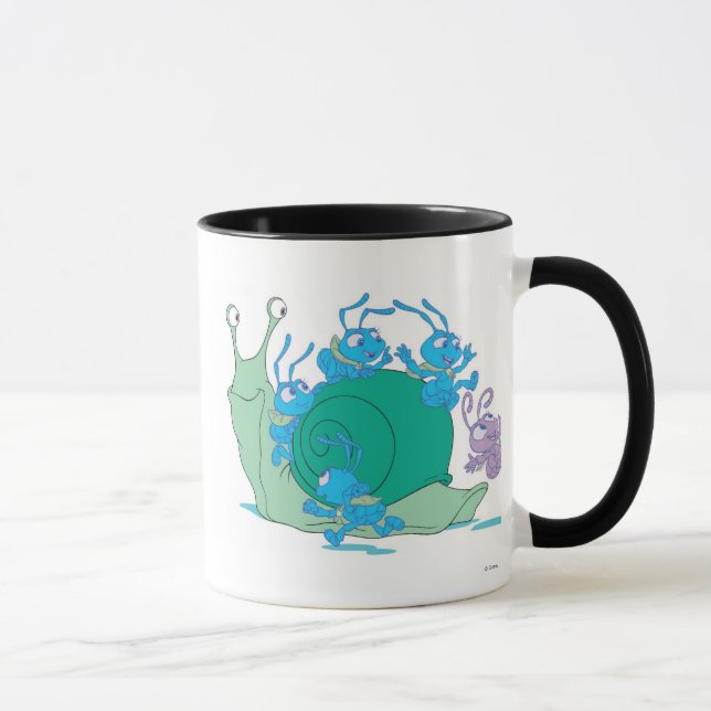 Ants Playing on a Slug Disney Mug (Right)