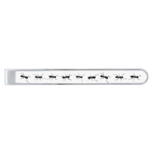 Ants Silver Finish Tie Bar