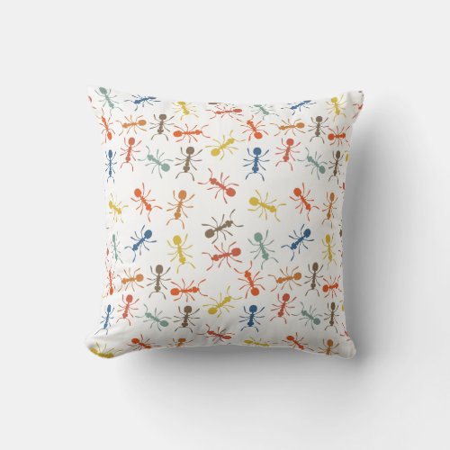 Ants Throw Pillow