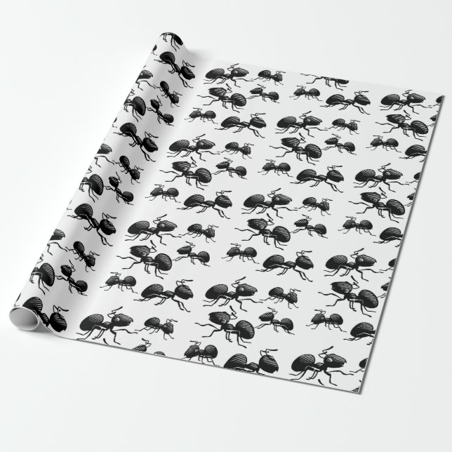 Ants Wrapping Paper (Unrolled)