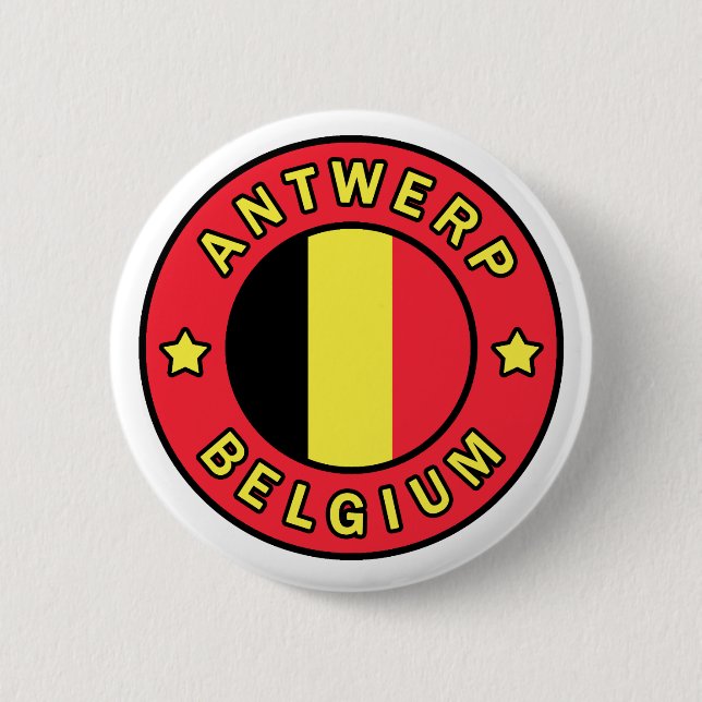 Antwerp Belgium Button (Front)