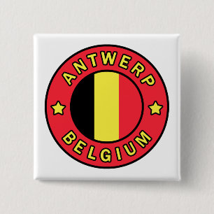 Antwerp Belgium Button