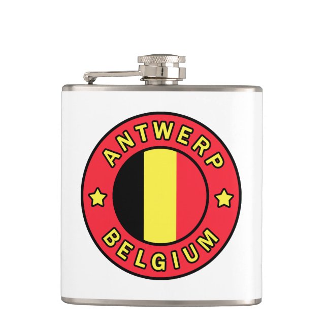 Antwerp Belgium Flask (Front)