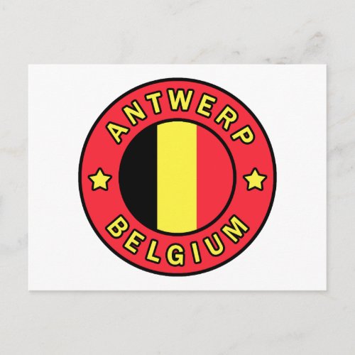 Antwerp Belgium Postcard