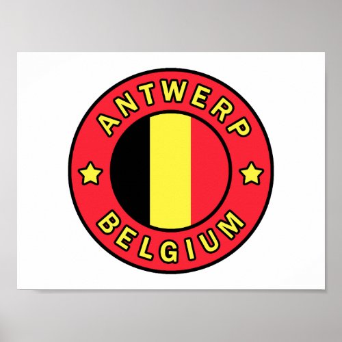 Antwerp Belgium Poster