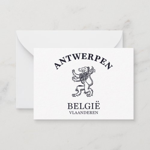 ANTWERP NOTE CARD