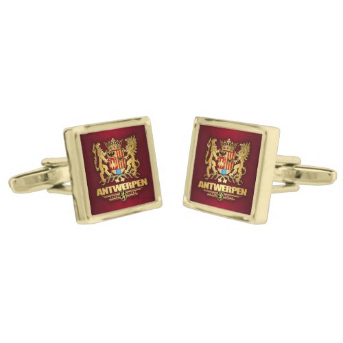 Antwerpen Gold Cufflinks