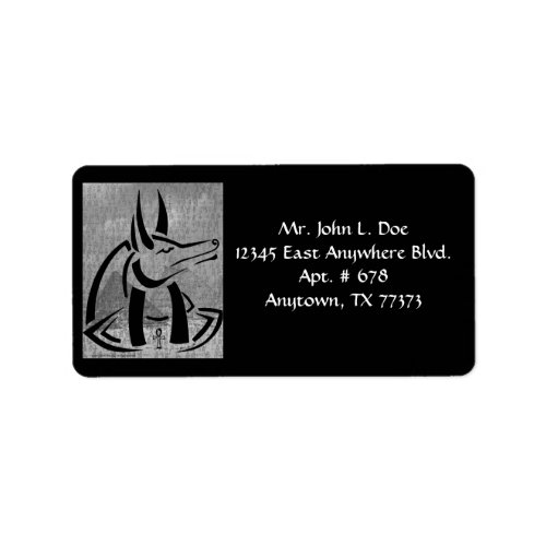 Anubis Address Label