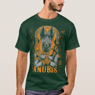 Anubis Ancient Egypt Hieroglyphics Vintage  T-Shirt