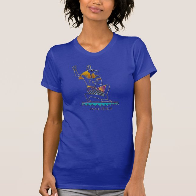 ANUBIS Ancient Egyptian God Artwork T-Shirt (Front)