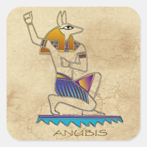 ANUBIS Ancient Egyptian God History Sticker Set