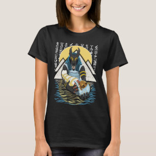 Anubis Ancient Egyptian God Illustration T-Shirt