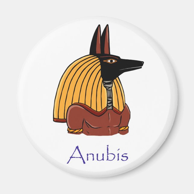 Anubis - Ancient Egyptian god magnet (Front)