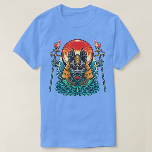 Anubis Ancient Egyptian God Of The Dead  Egypt Anp T-Shirt (Design Front)