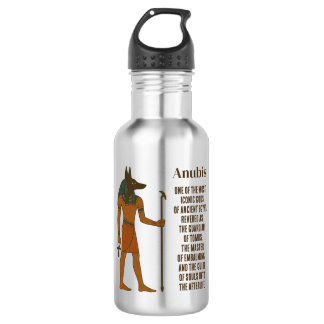 Anubis - Ancient Egyptian History Stainless Steel Water Bottle