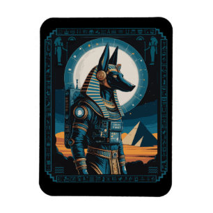 Anubis Astronaut – Cosmic Guardian of the Afterlif Magnet