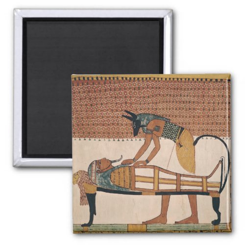 Anubis attends Sennedjems Mummy Magnet