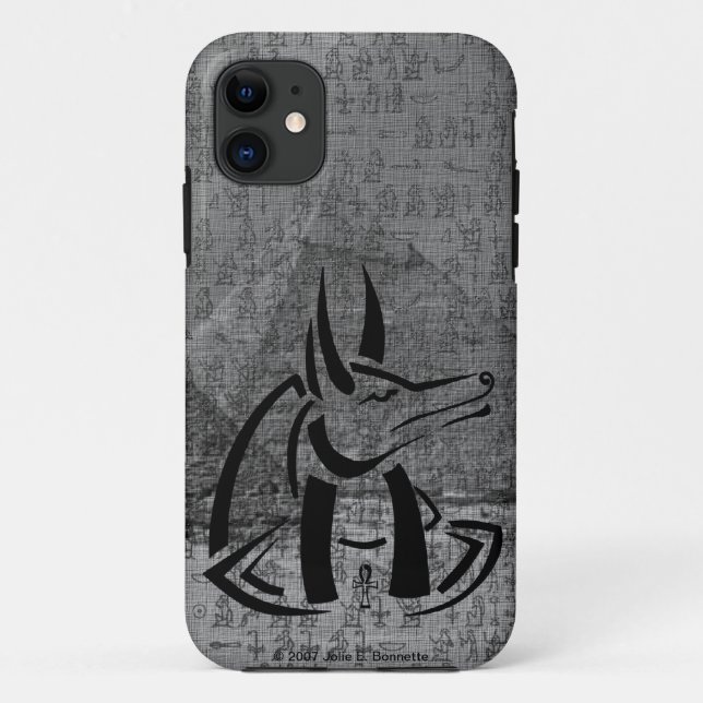 Anubis Barely There Case-Mate iPhone Case (Back)