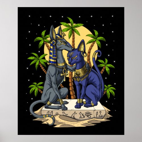 Anubis Bastet Poster