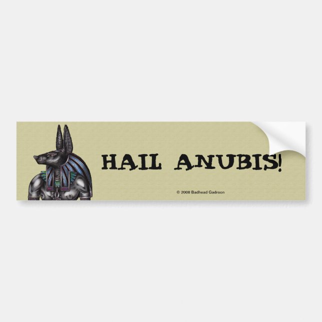Anubis Bumper Sticker (Front)