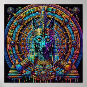 Anubis Egyptian Art  Poster