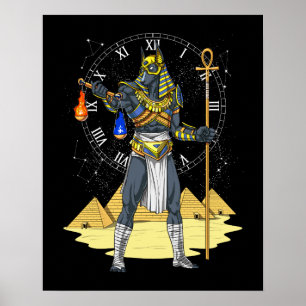 Anubis Egyptian God Ancient Ankh Mythology Poster