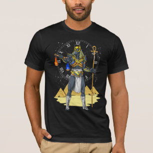 Anubis Egyptian God Ancient Ankh Mythology T-Shirt